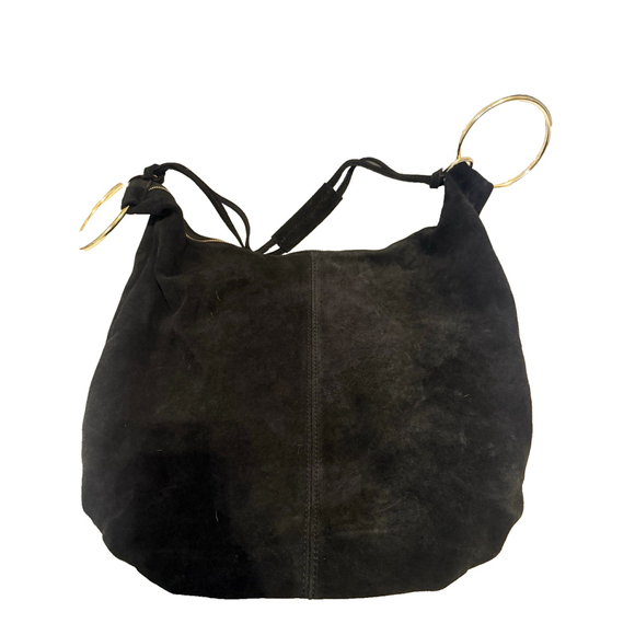 Bracelet Suede Hobo Bag Borse in Pelle suede leather hobo - Picture 3 of 11